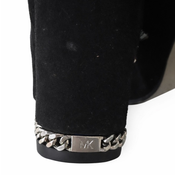 Michael Kors Black Suede Ankle Boots - Picture 2 of 6